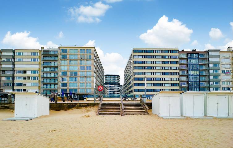 Appartement voor 6 personen, met tuin en terras in Oostende