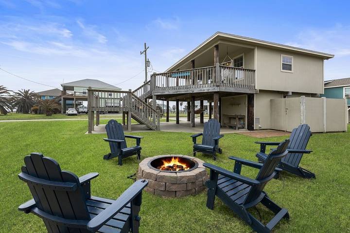 Vacation rental for 6 people, with terrace in Crystal Beach TX (US)