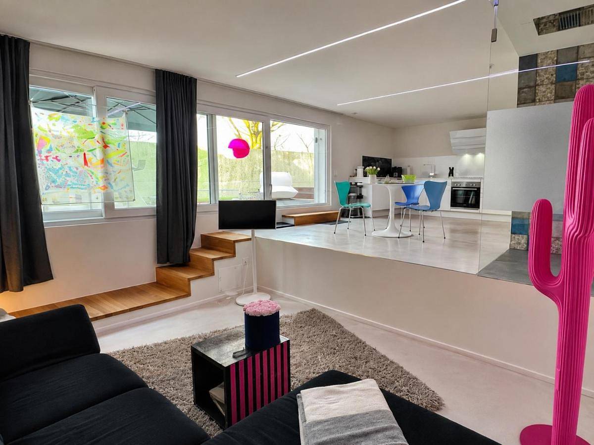 Geheel appartement, Poolhaus Design-Loft mit Terrasse am Park in Paderborn, Noordrijn-Westfalen