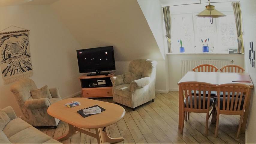 Ferienwohnung für 4 Personen, mit Balkon/Terrasse und Terrasse sowie Garten in Tating - 2