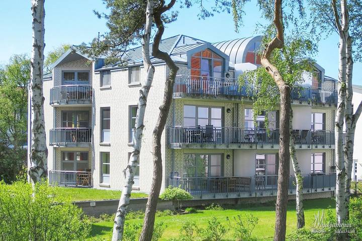 Ferienwohnung mit Meerblick für 3 Personen, mit Balkon in Juliusruh