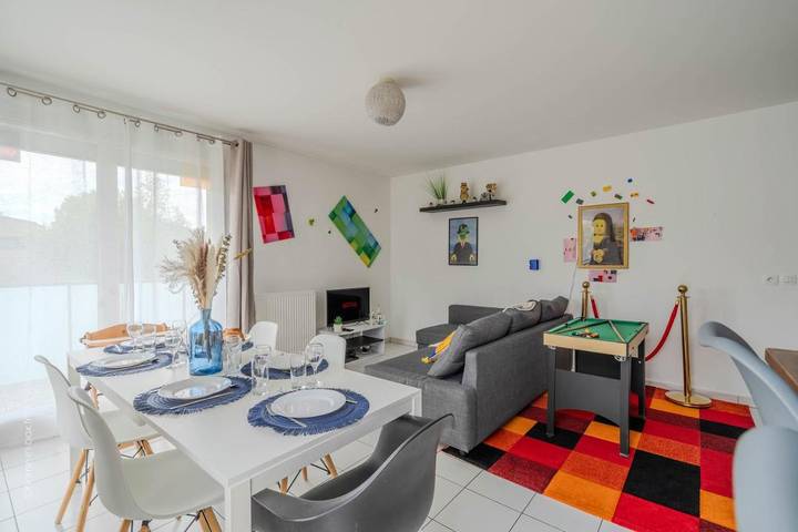 Appartement de vacances pour 7 personnes, avec balcon