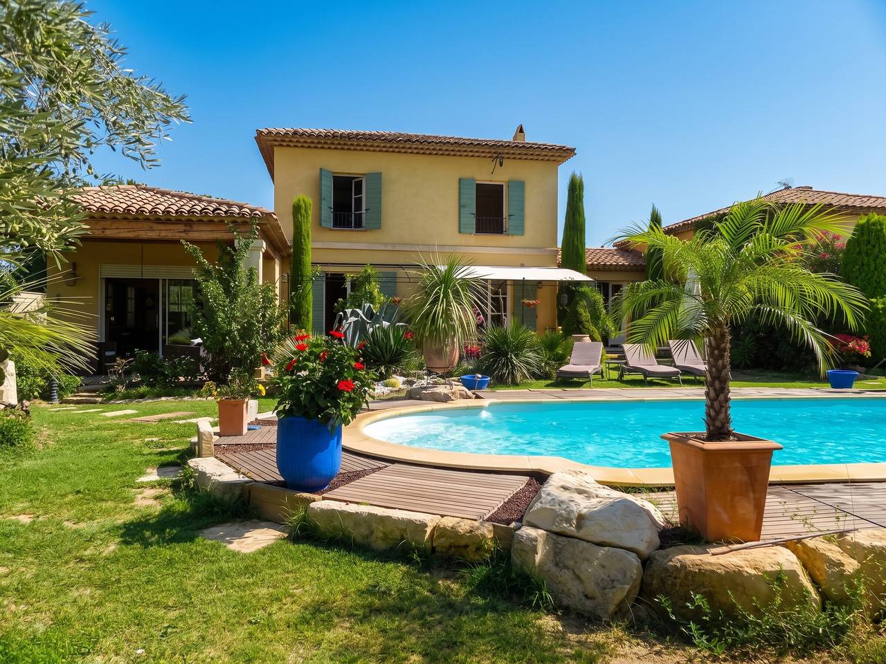 Frei stehendes Haus mit privatem Pool in Beauvoisin in Beauvoisin, Mittelmeerküste (Frankreich)