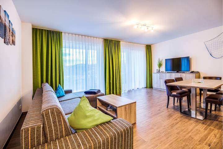Ferienwohnung für 4 Personen, mit Terrasse und Sauna im Leipziger Neuseenland - 2