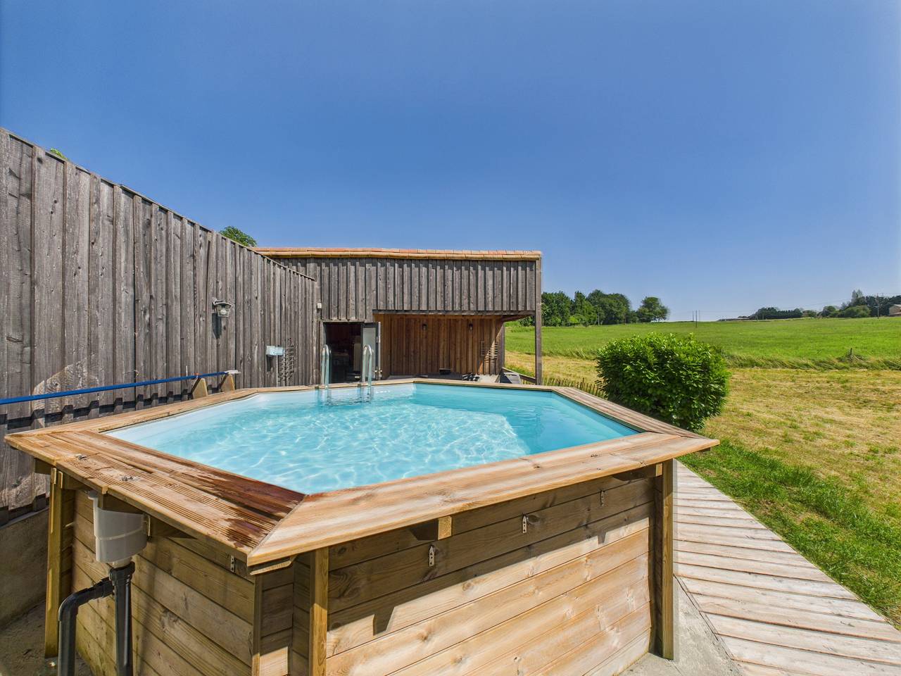 Au coeur de la Dordogne, maison pour 6, piscine in Rouffignac-Saint-Cernin-de-Reilhac, Périgord Blanc