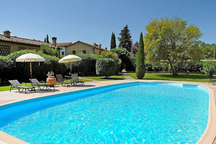 Villa per 4 persone, con piscina e giardino in Castellina in Chianti