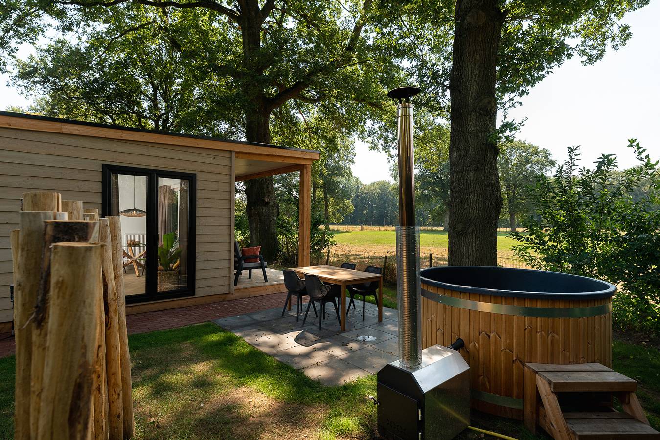 Vakantiepark Mölke — Nature lodge met sauna, hottub en ligbad | 2 pers. in Sallandse Heuvelrug
