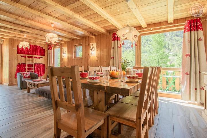 Maison de vacances pour 10 personnes, avec balcon