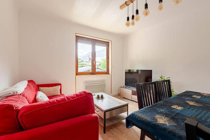 Gîte pour 6 personnes, avec Balcon ainsi que Terrasse et Vue à Saint-Julien-Mont-Denis