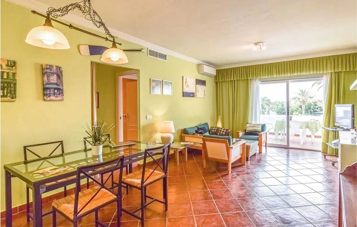 Ganze Wohnung, Charmante Wohnung in Rota mit Garten- und Seeblick, 81 m² in Costa Ballena, Rota