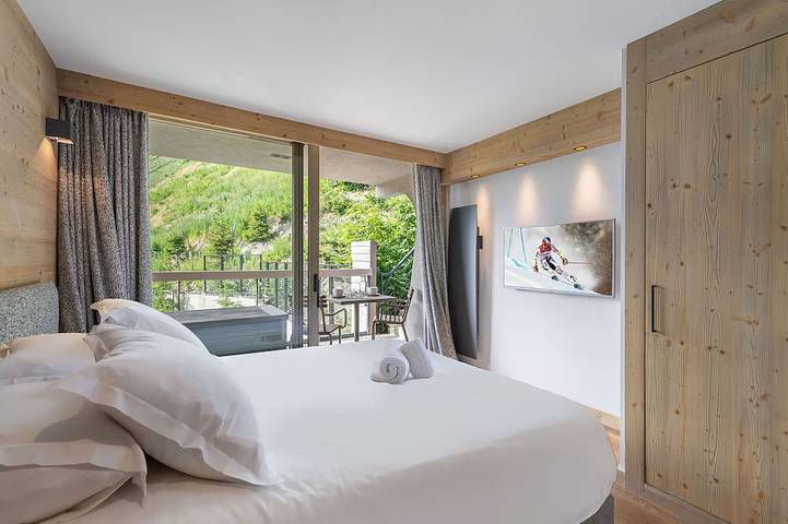 Ganze Wohnung, Moderne Wohnung in Courchevel mit Terrasse und Parkplatz in Saint-Bon-Tarentaise, Courchevel