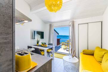 Ferienwohnung für 4 Personen, mit Garten und Balkon in Crikvenica