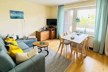 Ferienwohnung für 4 Personen, mit Balkon, mit Haustier auf Baltrum