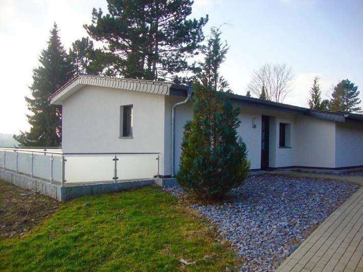Ferienhaus für 4 Personen, mit Balkon und Terrasse sowie Ausblick in Lichtenau