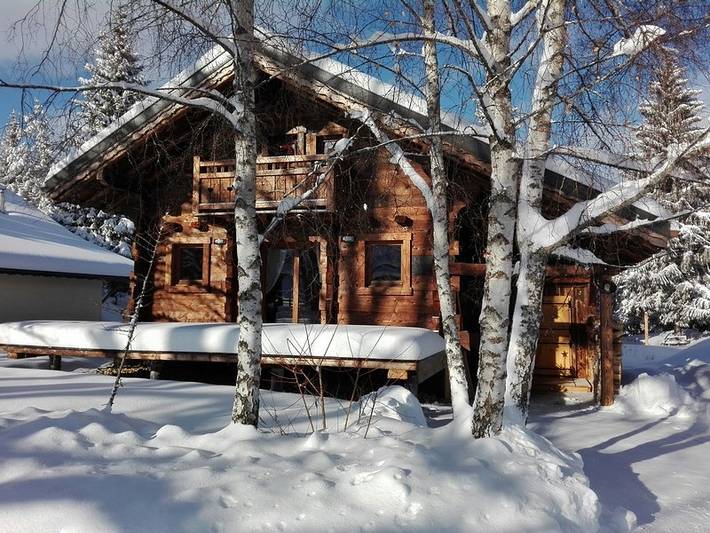 Maison de vacances pour 6 personnes, avec Terrasse ainsi que Jardin et Vue à Foncine-le-Haut
