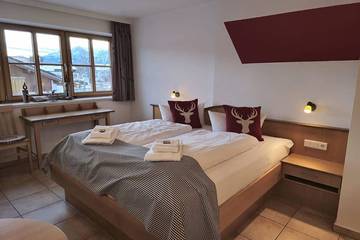 Ferienwohnung für 2 Personen, mit Garten und Balkon sowie Sauna in Rieden