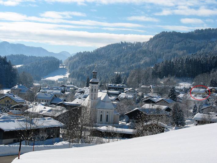 Ganze Ferienwohnung, Ferienwohnung Kaiserblick - Ferienwohnung Kaiserblick 75 qm, zwei separate Schlafzimmer, Eg mit Terrasse in Sachrang, Aschau im Chiemgau