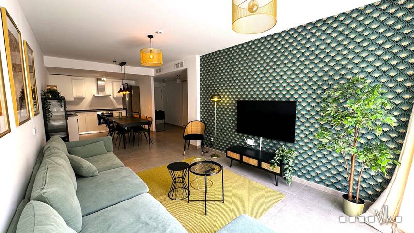 Location de vacances pour 6 personnes, avec balcon à Moraira