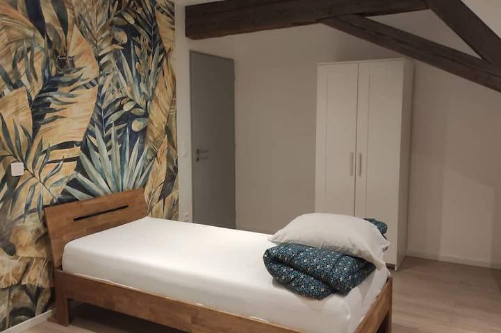 Gîte pour 4 personnes, avec jardin ainsi que piscine et terrasse, animaux acceptés à Ungersheim - 3