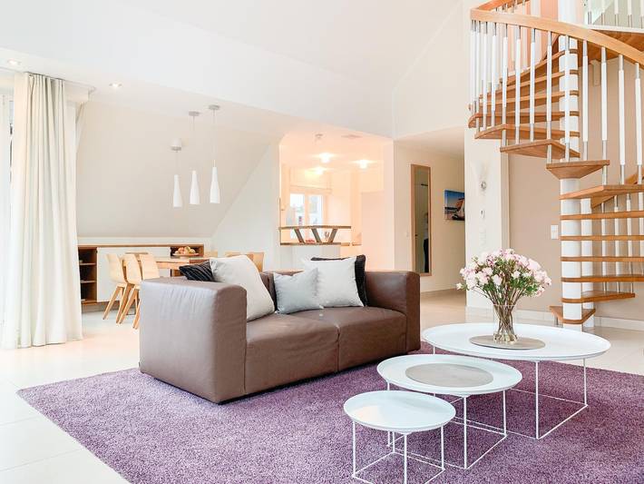 Ferienwohnung für 6 Personen, mit Balkon und Terrasse sowie Sauna in Niendorf