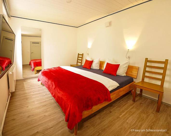 Ferienwohnung für 5 Personen, mit Garten und Ausblick, kinderfreundlich