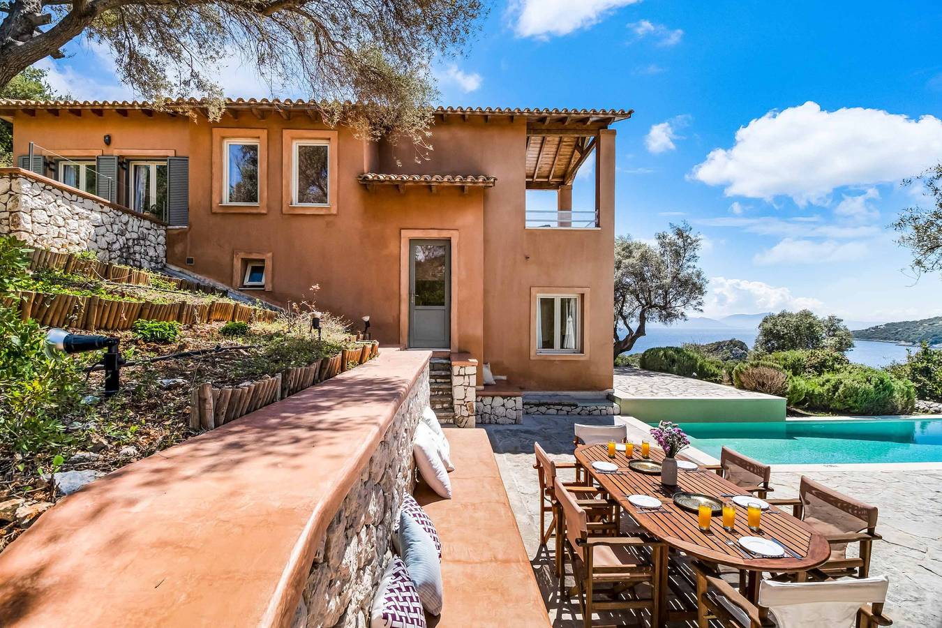 Villa Pisti in Syvota (Lefkada), Griechenland