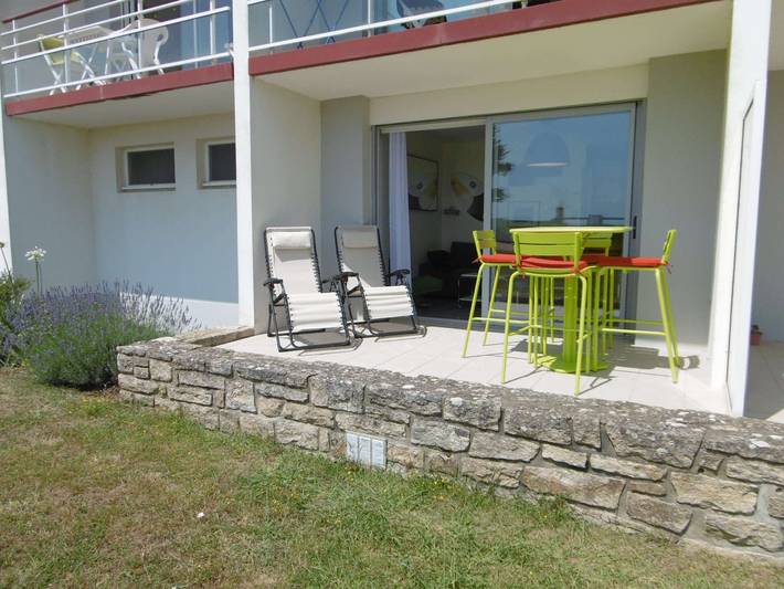 Gîte pour 4 personnes, avec terrasse dans Plage Saint-Jacques