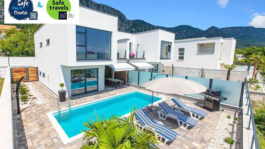 Ferienhaus für 8 Personen, mit Garten und Pool