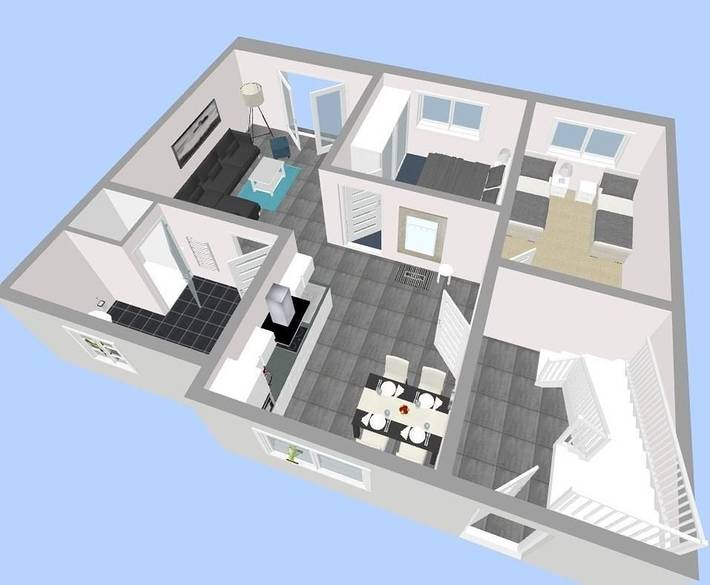 Ferienhaus für 8 Personen, mit Terrasse in Sachsen - 3