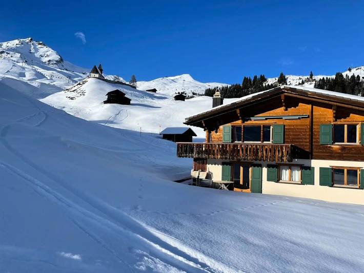 Hütte für 5 Personen, mit Balkon und Terrasse sowie Garten in Arosa - 2