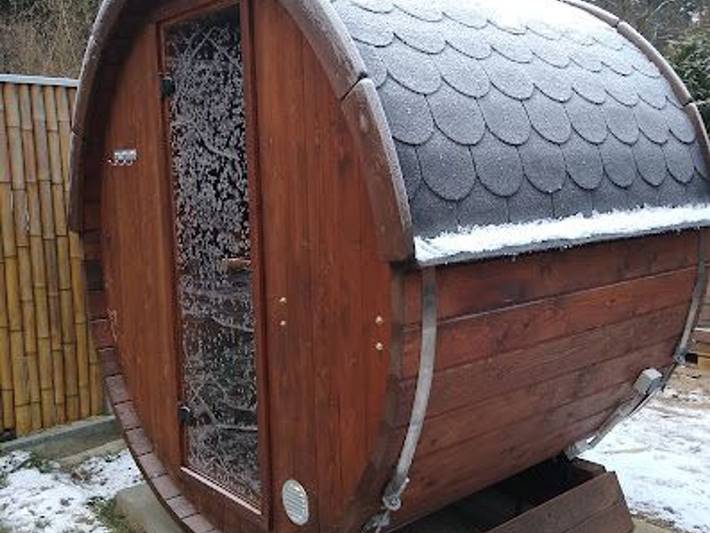 Ferienhaus für 3 Personen, mit Sauna und Whirlpool sowie Garten und Terrasse in Brandenburg