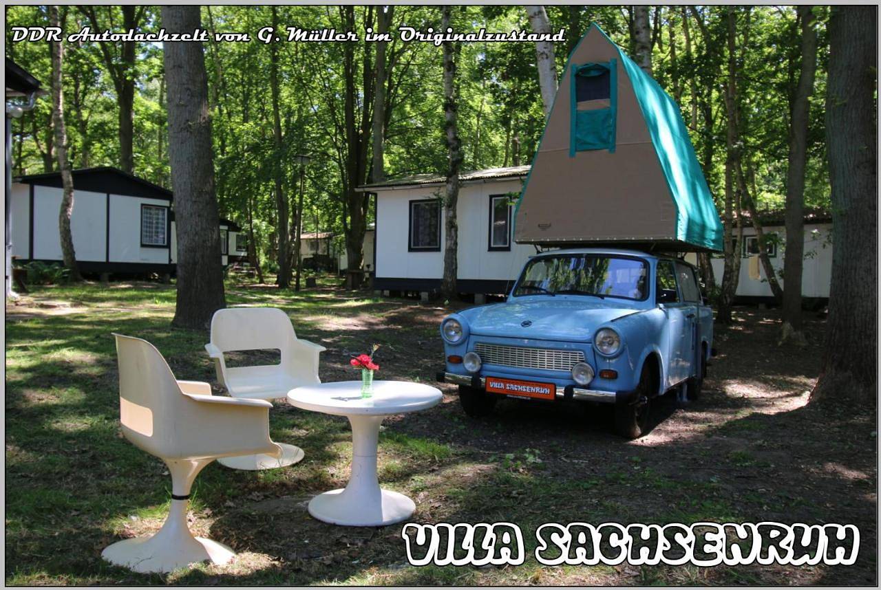 Kult Trabant "Villa Sachsenruh" direkt am Strand in Kreptitz, Dranske