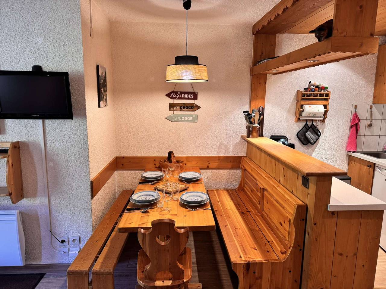 Appartement de vacances entier, Les Lauzes 12 - Beau 2 pièces au pied des pistes, classé 3 étoiles in Valmorel, Les Avanchers-Valmorel