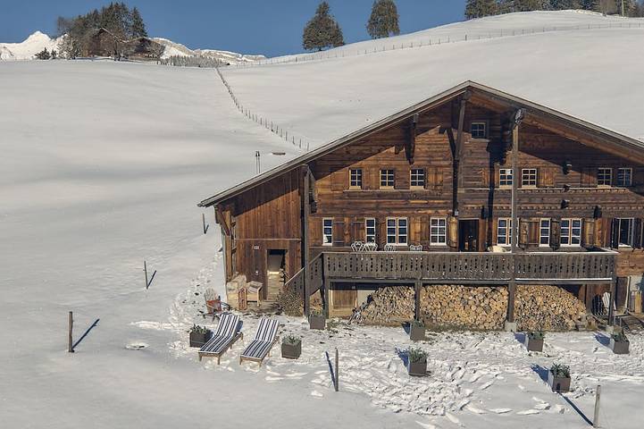 Chalet für 14 Personen, mit Haustier in Saanen