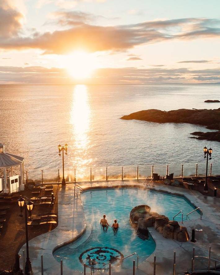 Hotel für 4 Personen, mit Sauna und Garten sowie Whirlpool und Pool auf Vancouver Island