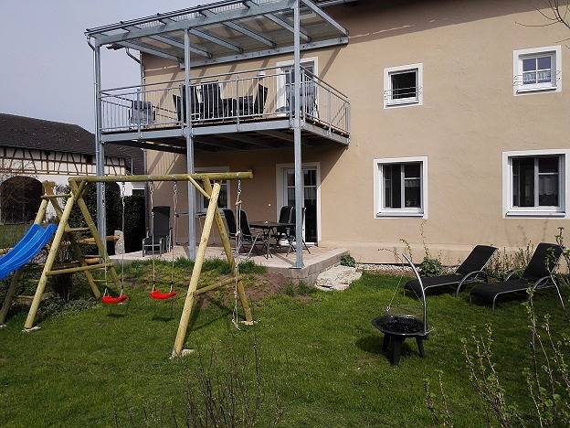 Bauernhof für 4 Personen, mit Balkon/Terrasse und Garten im Altmühltal