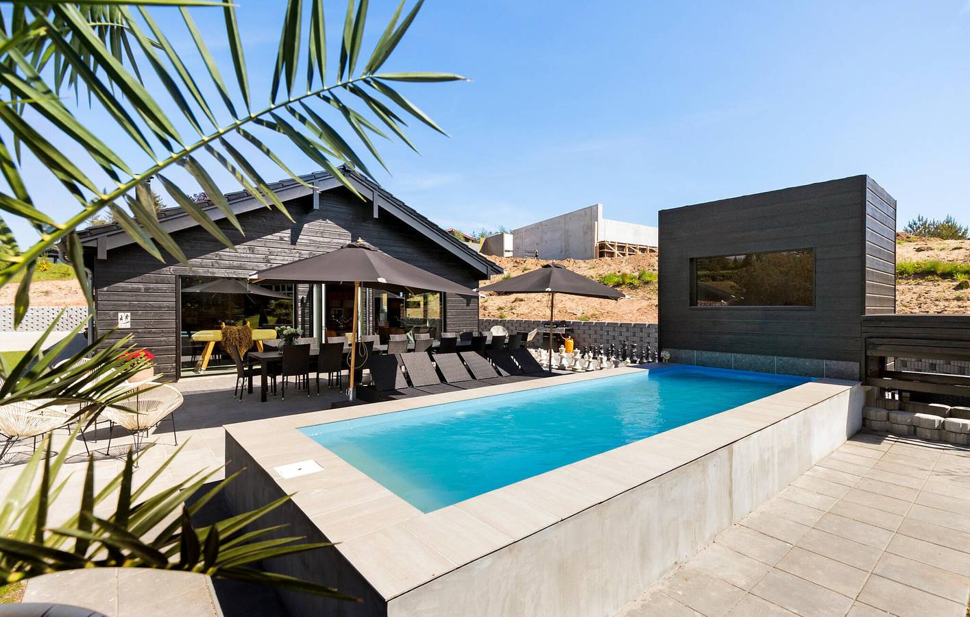 Hus för 20 Personer med terass in Ebeltoft, Süddjursland