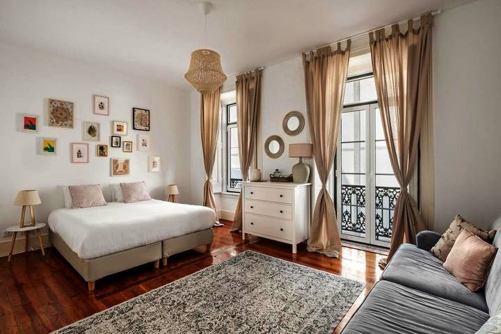 Maison d’hôte pour 3 personnes, avec balcon à Lisbonne