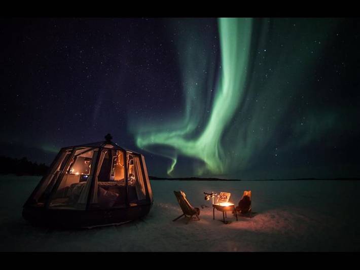 Lodge für 2 Personen, mit Ausblick und Seeblick in Schweden - 4