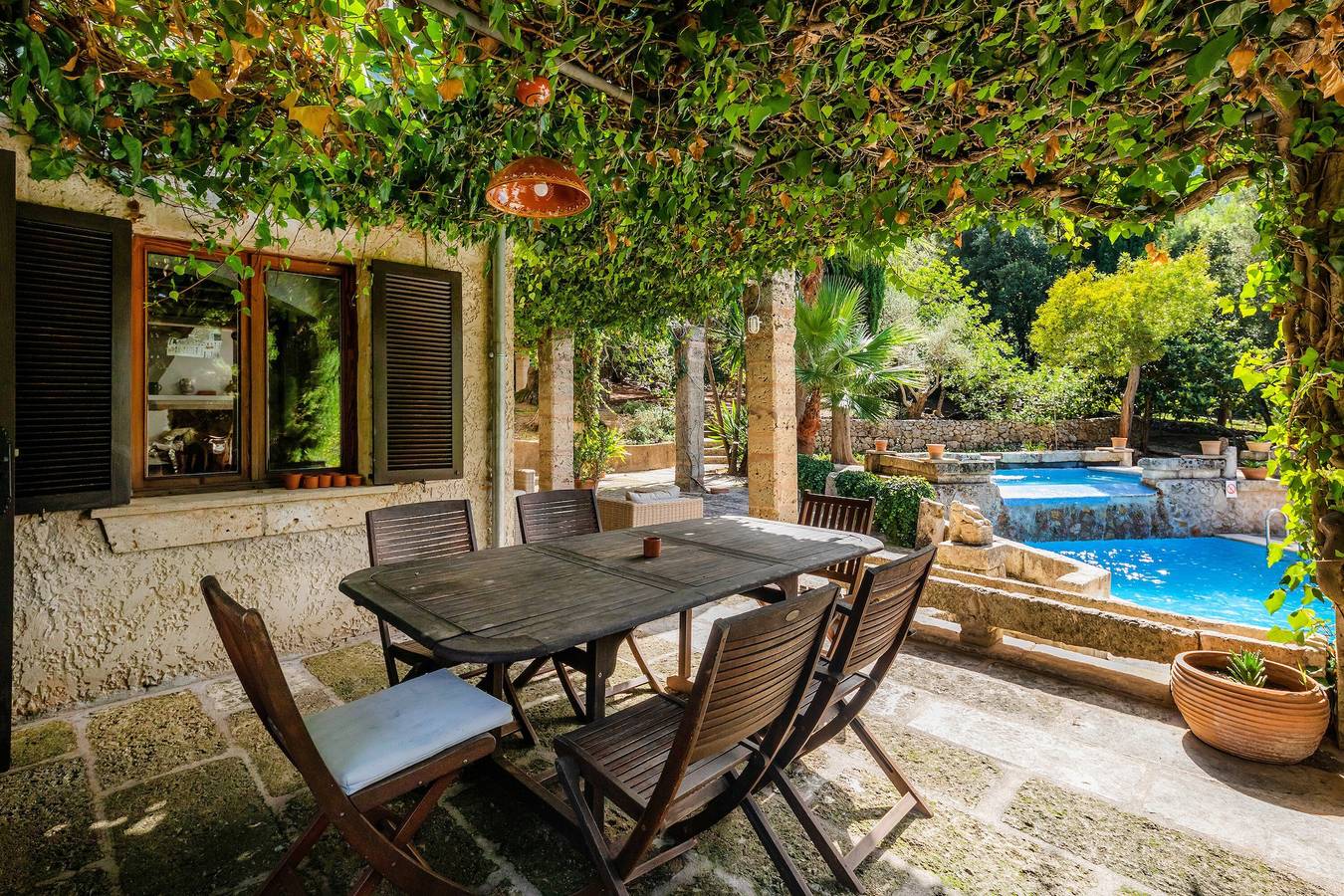 Villa 'Es Garrovera' with Mountain View, Pool & Wi-Fi in Pollença, North Majorca