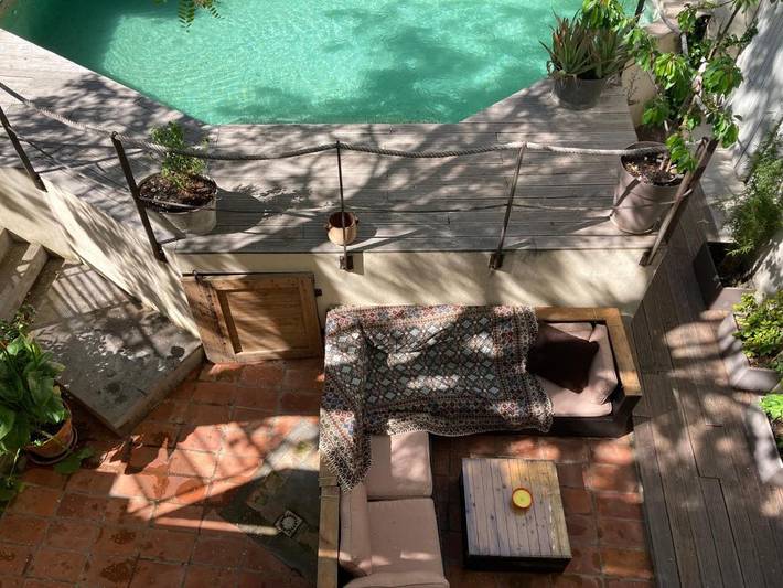 Gîte pour 4 personnes, avec piscine et sauna ainsi que jardin et jacuzzi à Poussan - 3