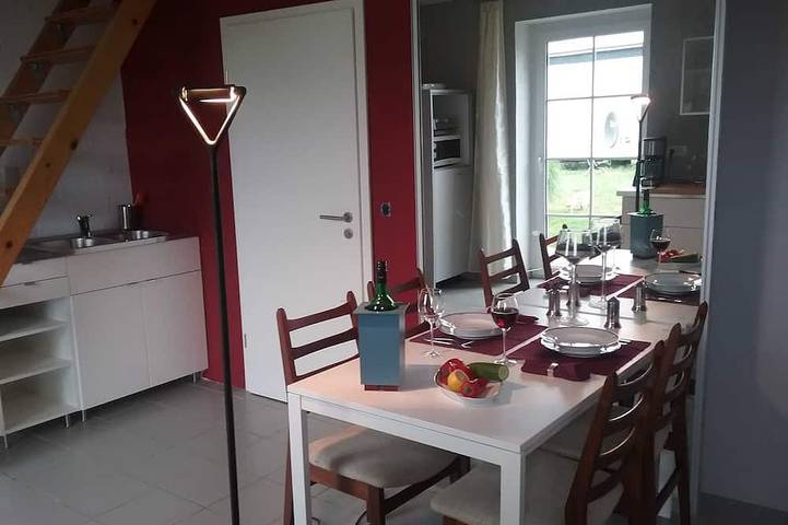 Ferienwohnung für 5 Personen, mit Terrasse und Garten sowie Sauna in Kollmar