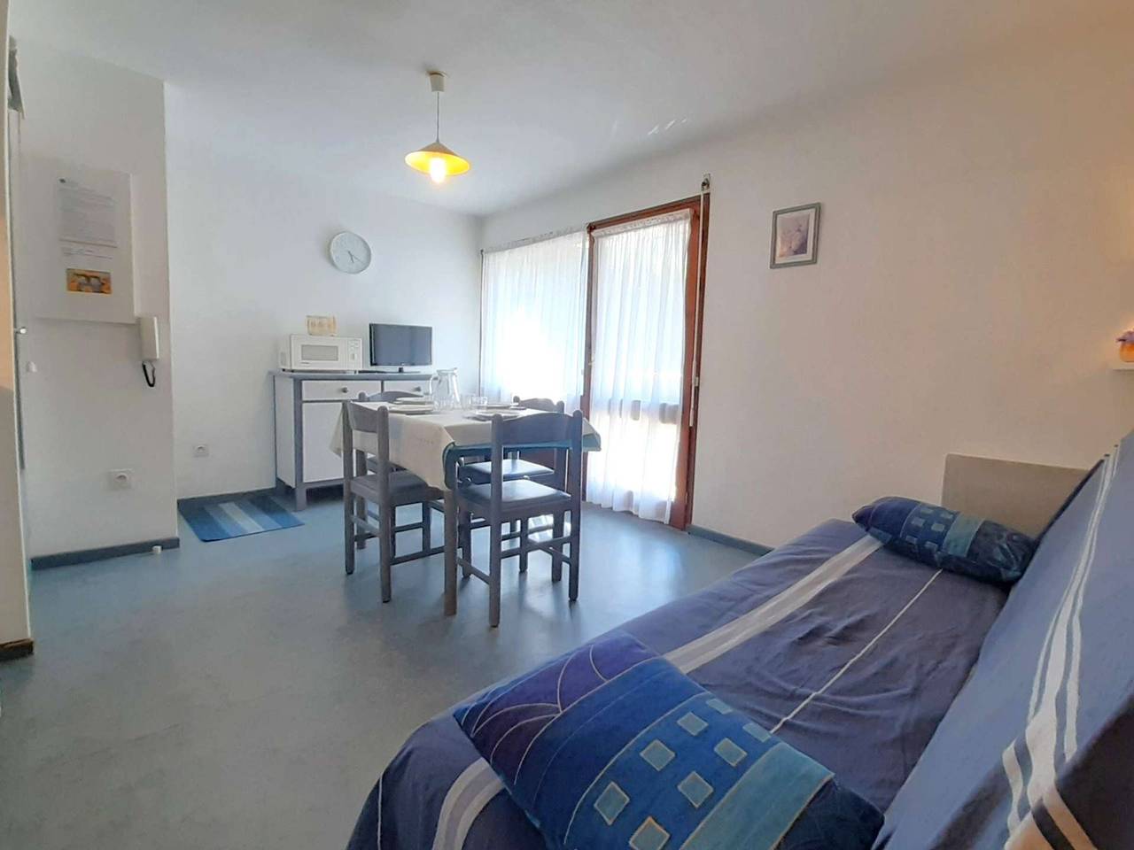 Studio entier, Studio cosy avec balcon, parking, salle de musculation - 4 personnes à Saint-Lary-Soulan in Saint-Lary-Soulan, Parc national des Pyrénées