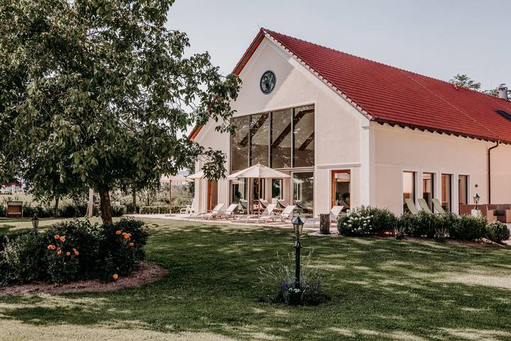 Hotel für 2 Personen, mit Balkon und Balkon/Terrasse sowie Terrasse und Garten