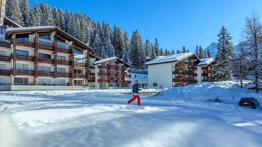 Hütte für 4 Personen, mit Balkon und Sauna in Arosa