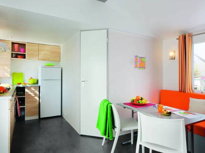 Mobil home pour 6 personnes, avec terrasse et piscine, animaux acceptés dans Sandrans - 2