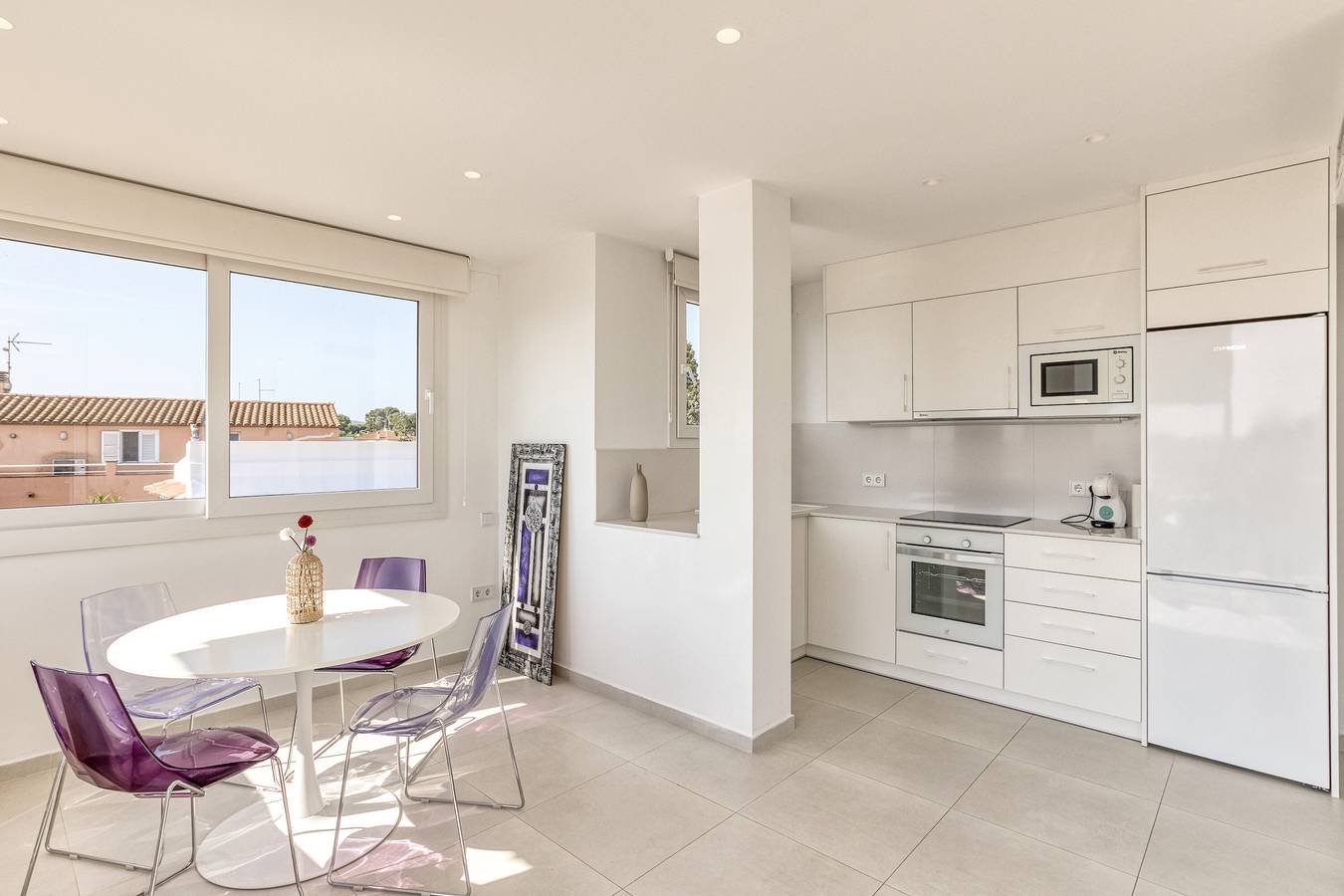 Ganze Wohnung, Penthouse mit herrlichem Meerblick in L’Escala in l'Escala, Oberampurien