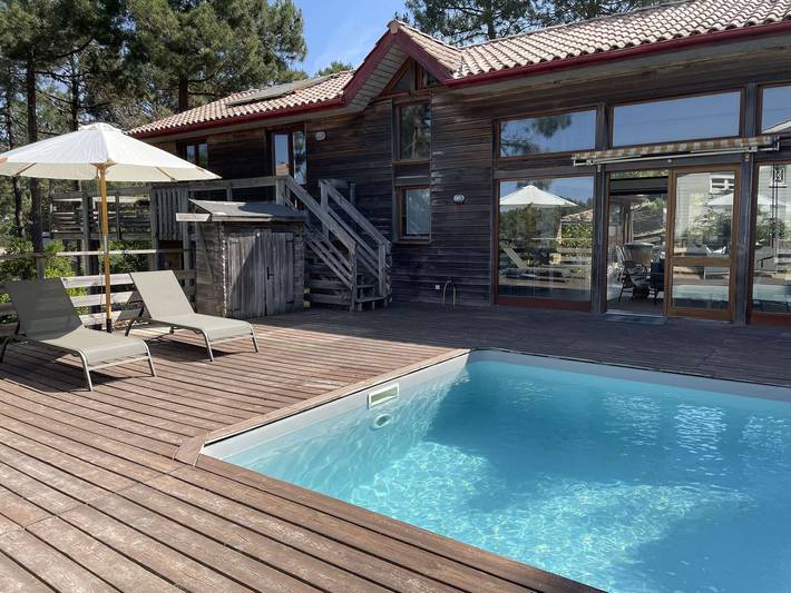 Apartamento vacacional entero, Family villa 12 pers. – Pool & nature – Lacanau Océan in Lacanau Ocean, Lacanau