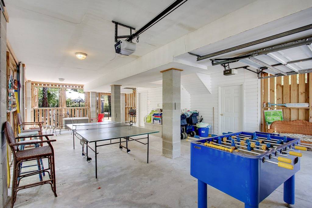 Ruhiges Haus auf der Südinsel mit Fahrrädern in Tybee Island, Chatham County