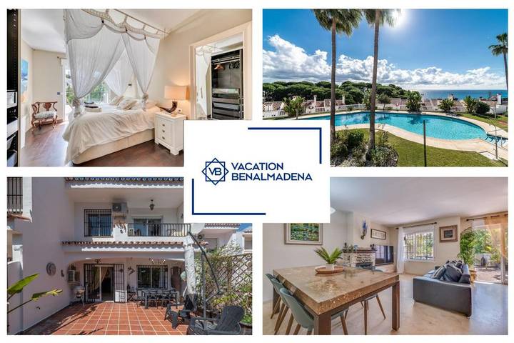 Holiday home for 5 people, with Balcony and Terrace as well as Garden and Pool in Benalmádena